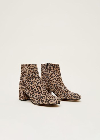 Phase Eight Animal Print Boots Multicolor USA | 1492358-FQ